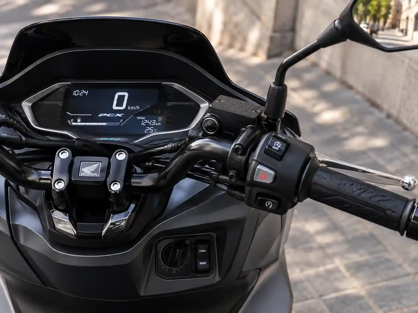 Honda PCX125 scooter detail