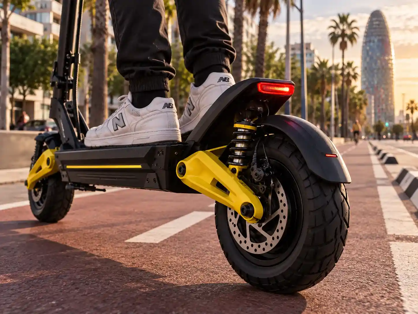 OOTD electric scooter detail