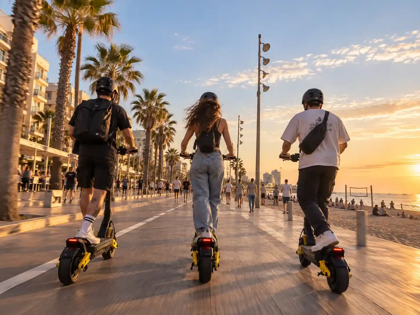 OOTD electric scooter in Barcelona